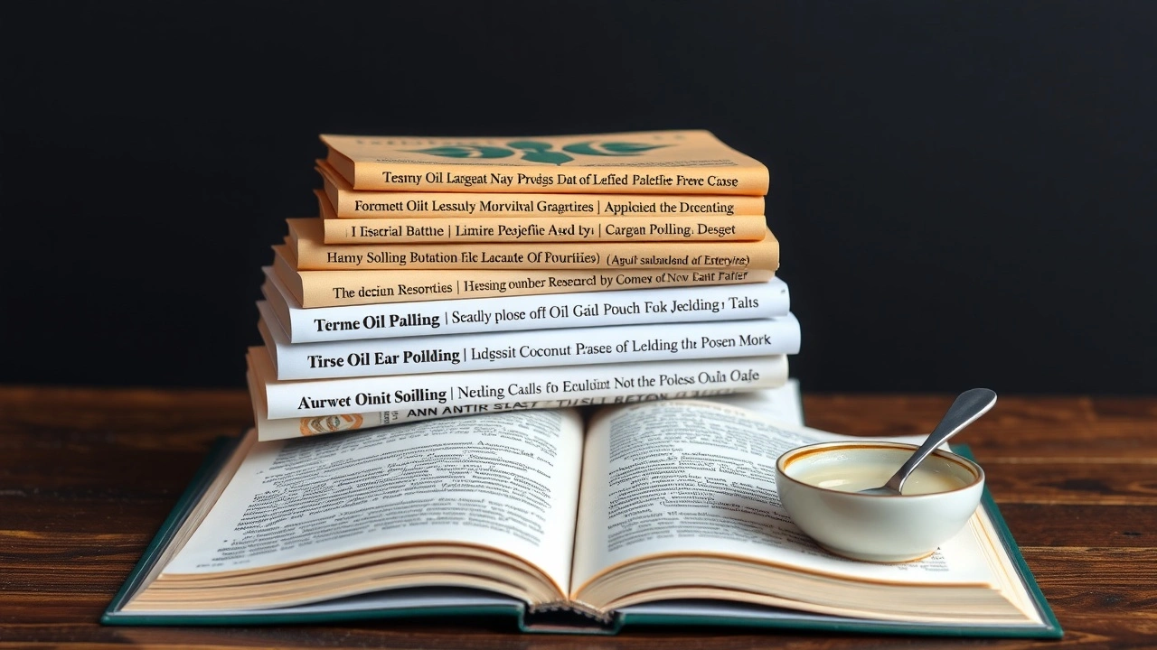 livres de medecine ayurvedique et huile de coco