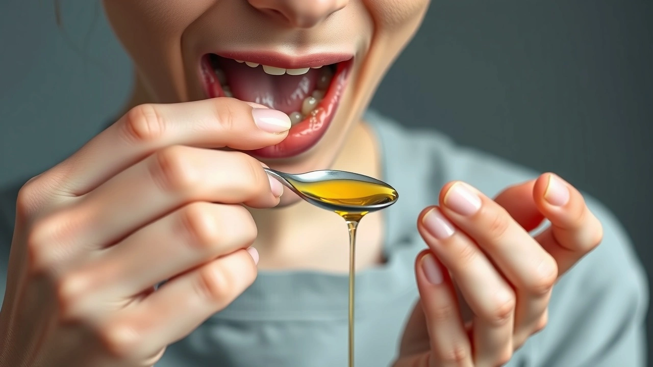 un homme pratiquant le tirage dhuile