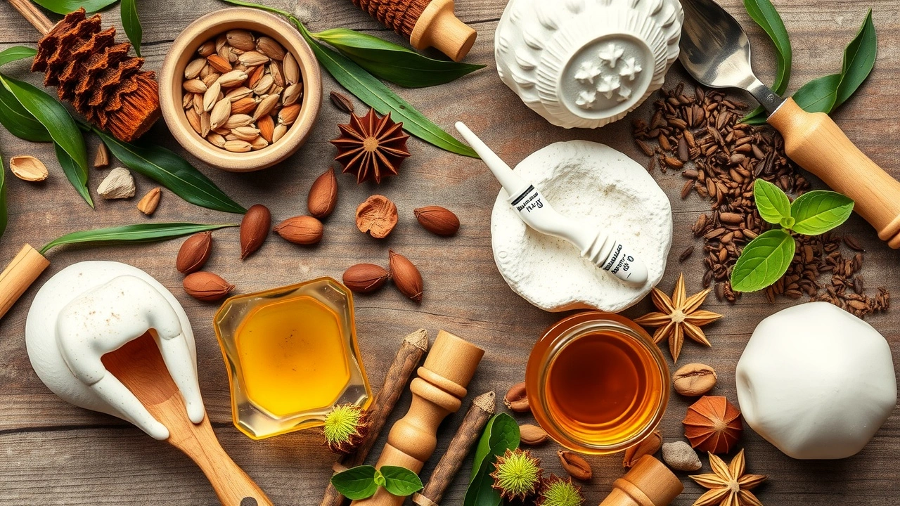 éléments ayurvédiques traditionnels pour la santé dentaire