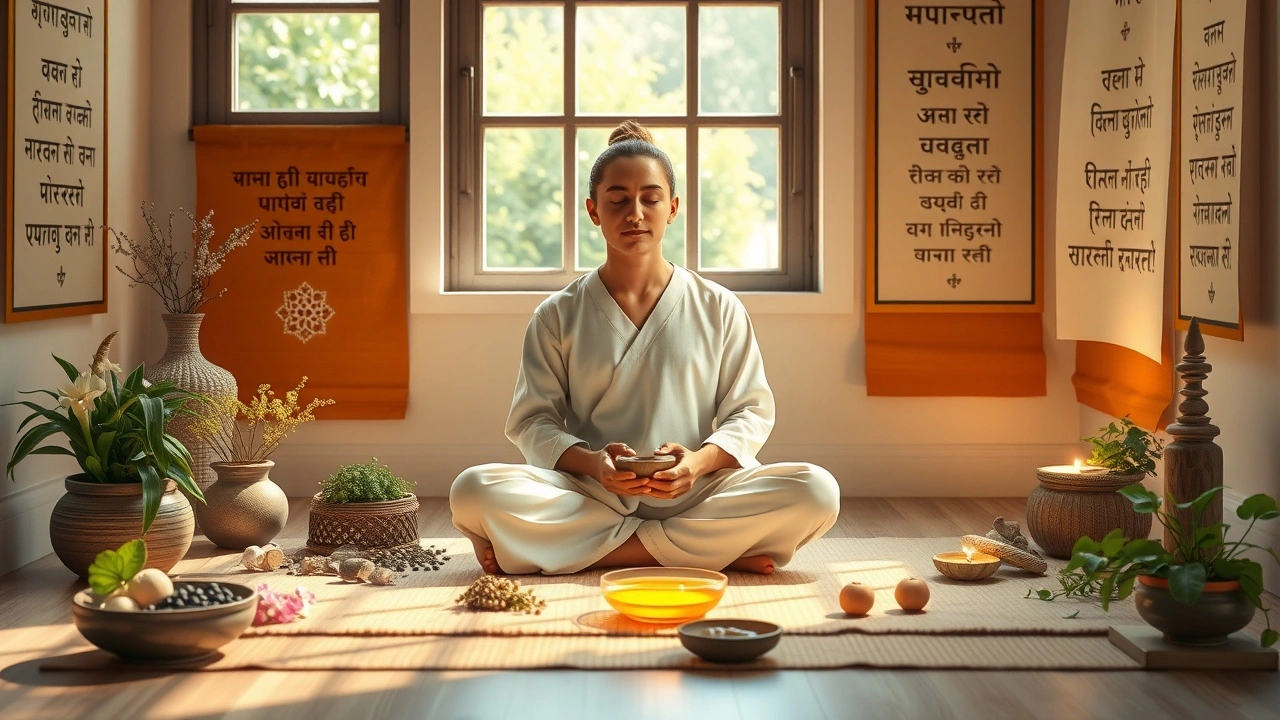 L’oil pulling en Ayurveda : un chemin vers la purification intérieure et l’harmonie globale