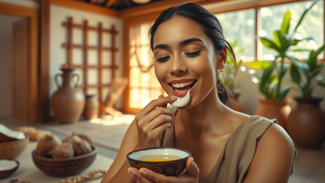 L’oil pulling et la reconnexion avec les traditions ayurvédiques pour une santé bucco-dentaire renouvelée