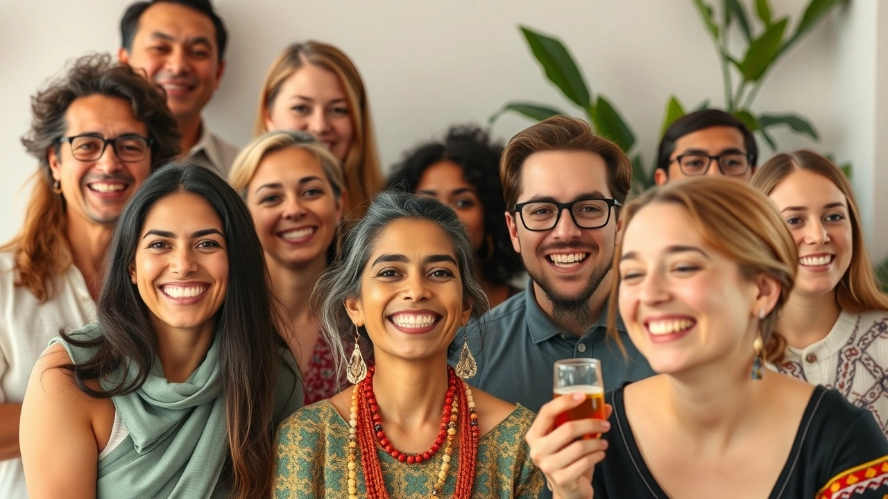 groupe de personnes partageant des experiences sur lhuile tirage