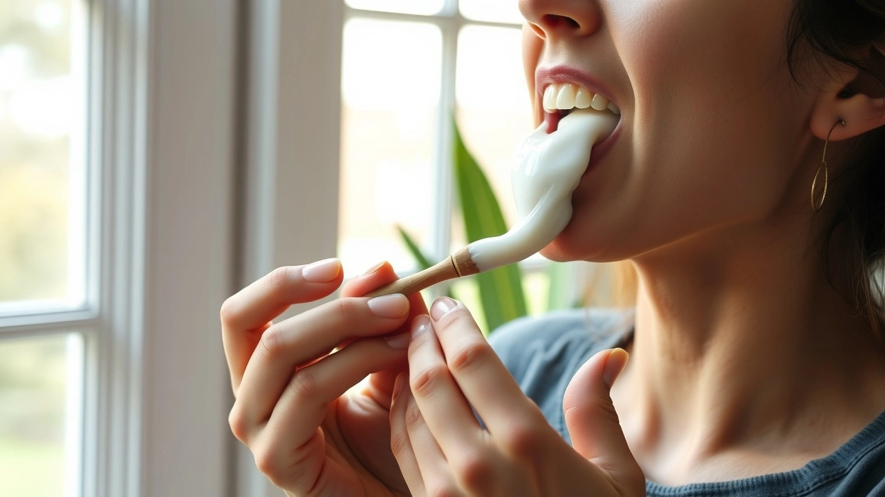 pratique de l huile pulling avec de l huile de coco