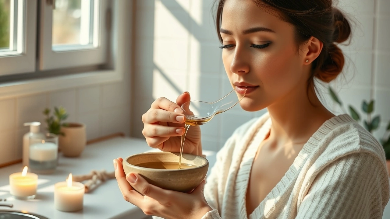 L&rsquo;oil pulling comme exercice de mindfulness : une exploration ayurvédique pour la santé spirituelle et physique