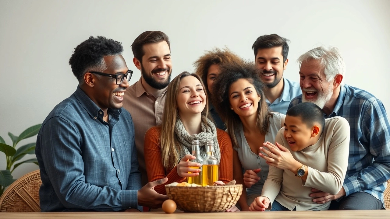 groupe de personnes discutant de leurs expériences avec le oil pulling