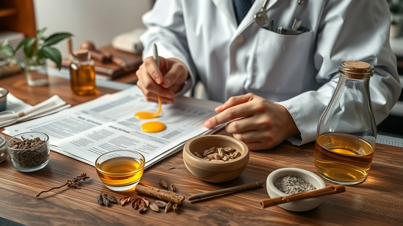 chercheur examinant des recherches sur l'huile de tirage