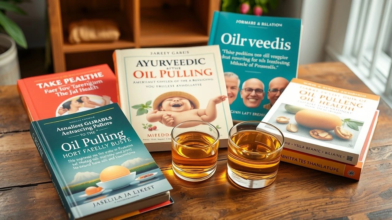 livres ayurvediques sur lhuile tirante et la sante buccale