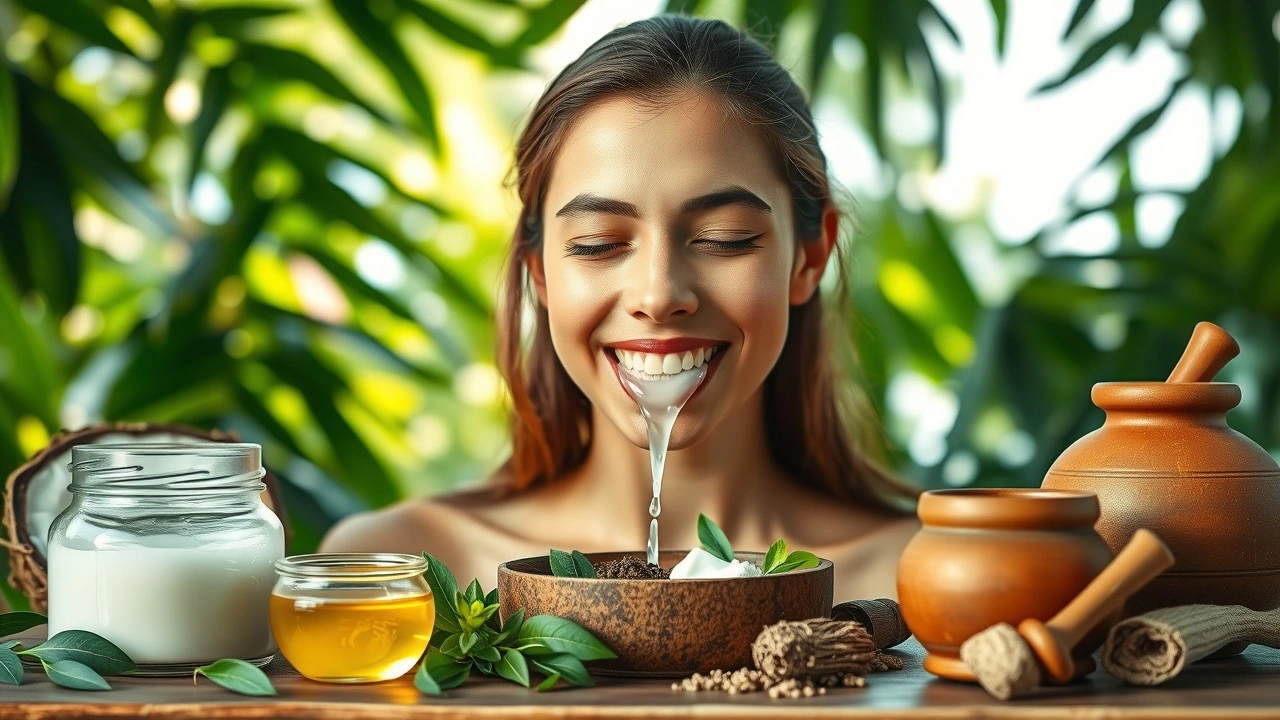 L&rsquo;oil pulling et la médecine ayurvédique : harmonie des éléments pour une santé bucco-dentaire durable