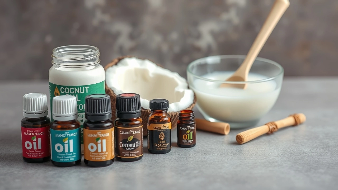 huiles essentielles et huile de coco pour oil pulling